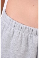 Women Pants Pieces Pcsandie Hw Loose Sweat Medium Grey Melange